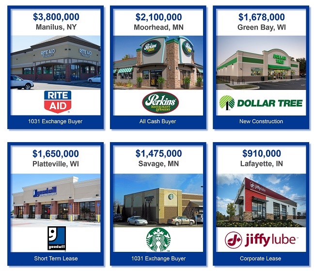  Recently Sold Single Tenant Properties